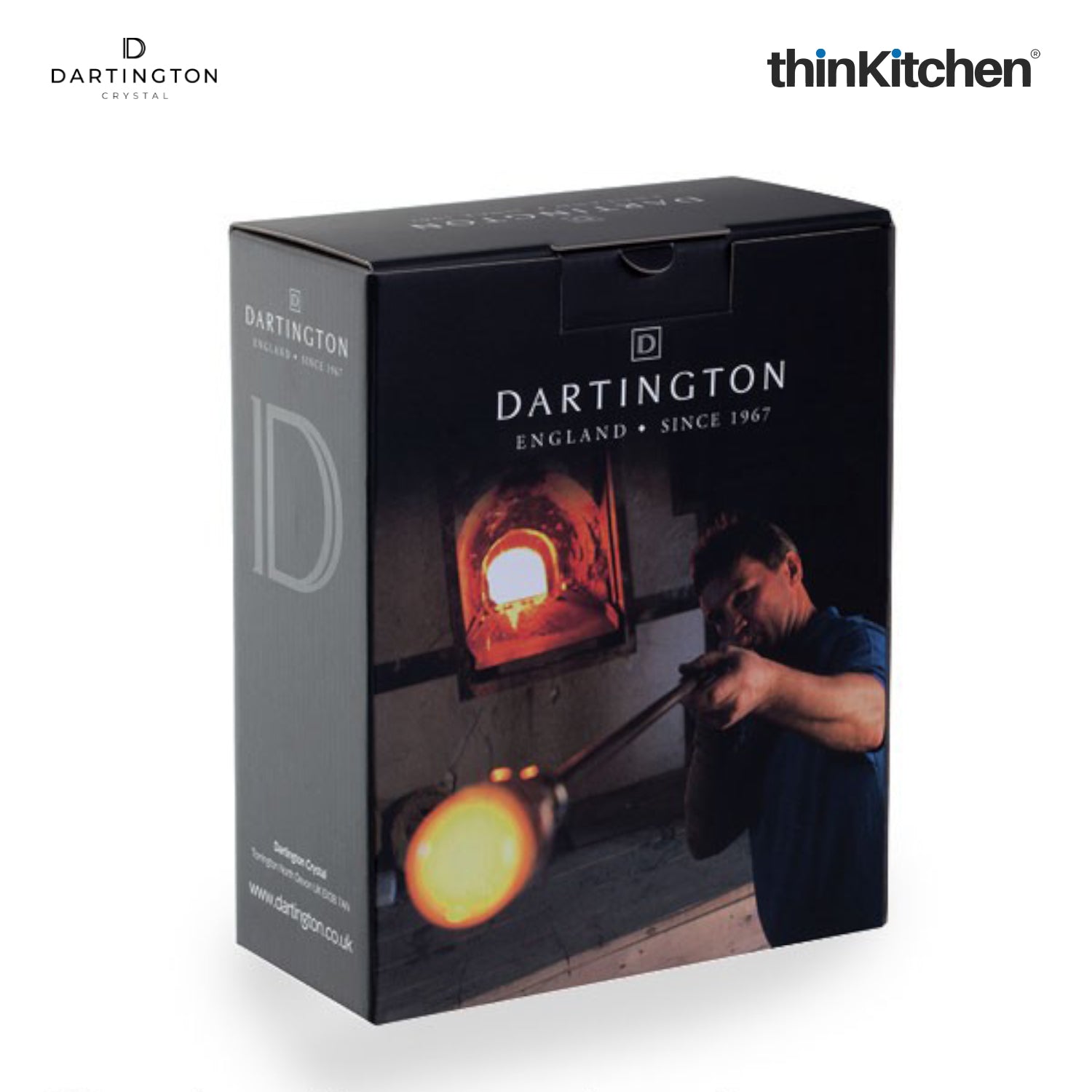 Dartington Cushion Lime Green Medium Vase - 2