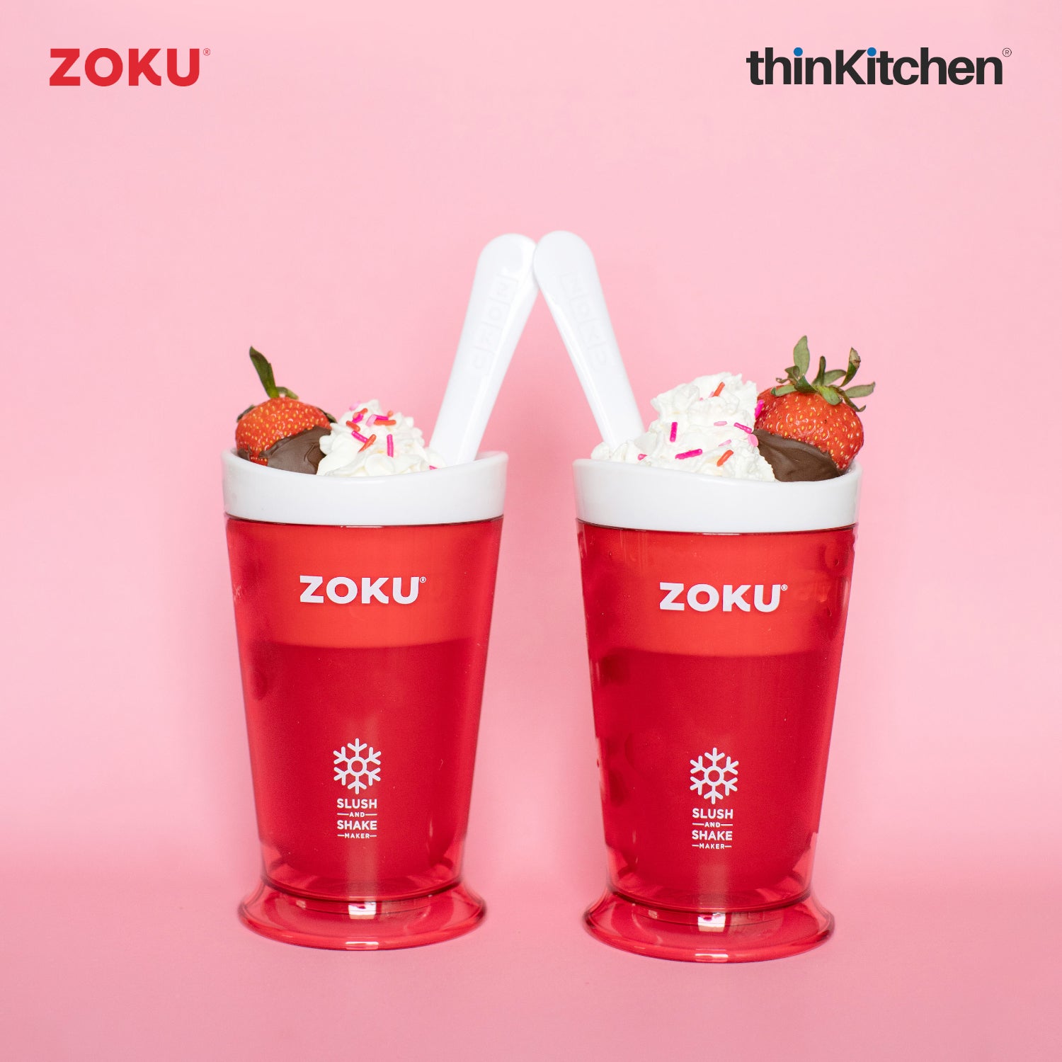 Zoku Red Slush & Shake Maker | Slushy Maker - 5