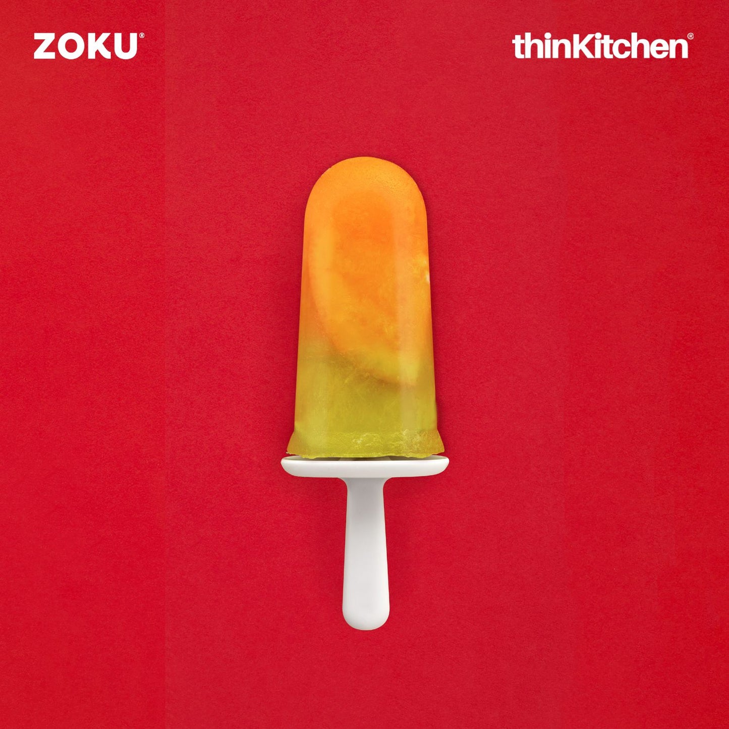 Zoku Green Classic Pop Mold – Popsicle Maker with 6 Ice Pop Molds & Drip Guards | Reusable Popsicle Molds for Homemade Ice Pops, Yogurt & Frozen Treats
