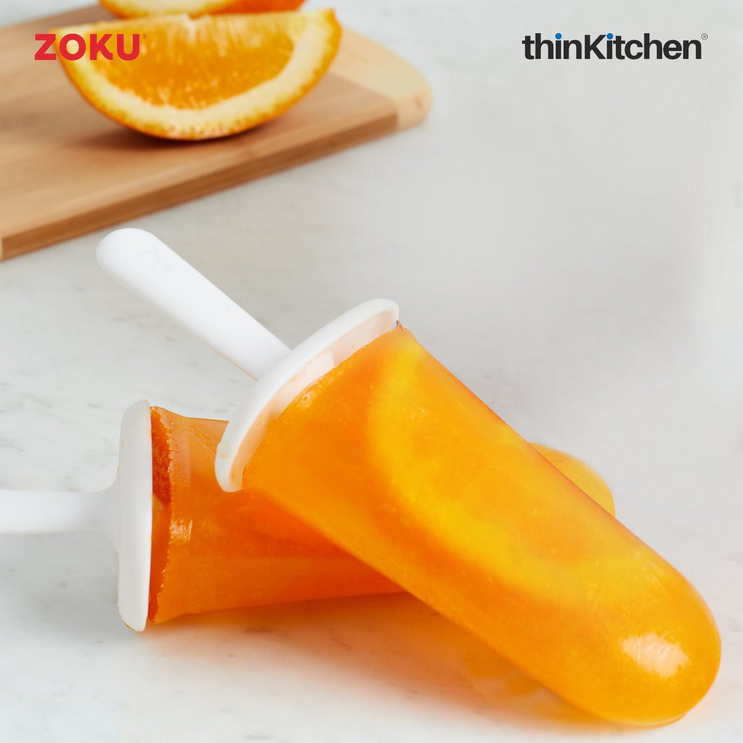Zoku Green Classic Pop Mold – Popsicle Maker with 6 Ice Pop Molds & Drip Guards | Reusable Popsicle Molds for Homemade Ice Pops, Yogurt & Frozen Treats
