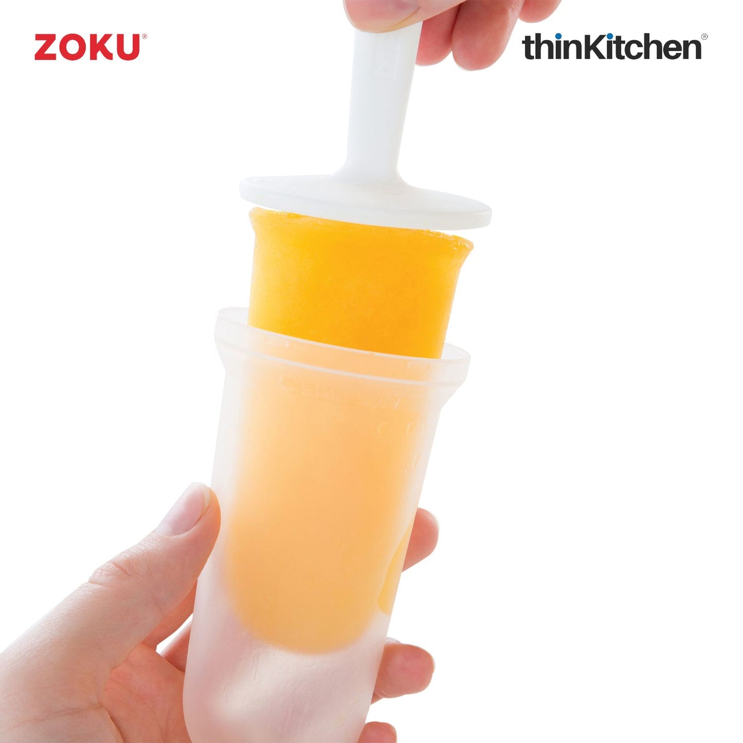 Zoku Green Classic Pop Mold – Popsicle Maker with 6 Ice Pop Molds & Drip Guards | Reusable Popsicle Molds for Homemade Ice Pops, Yogurt & Frozen Treats