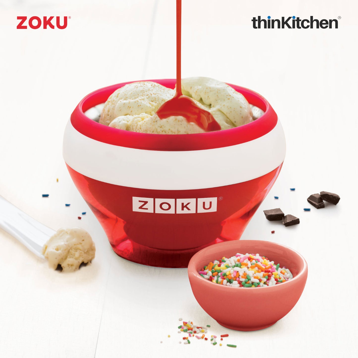 Zoku Red Ice Cream Maker