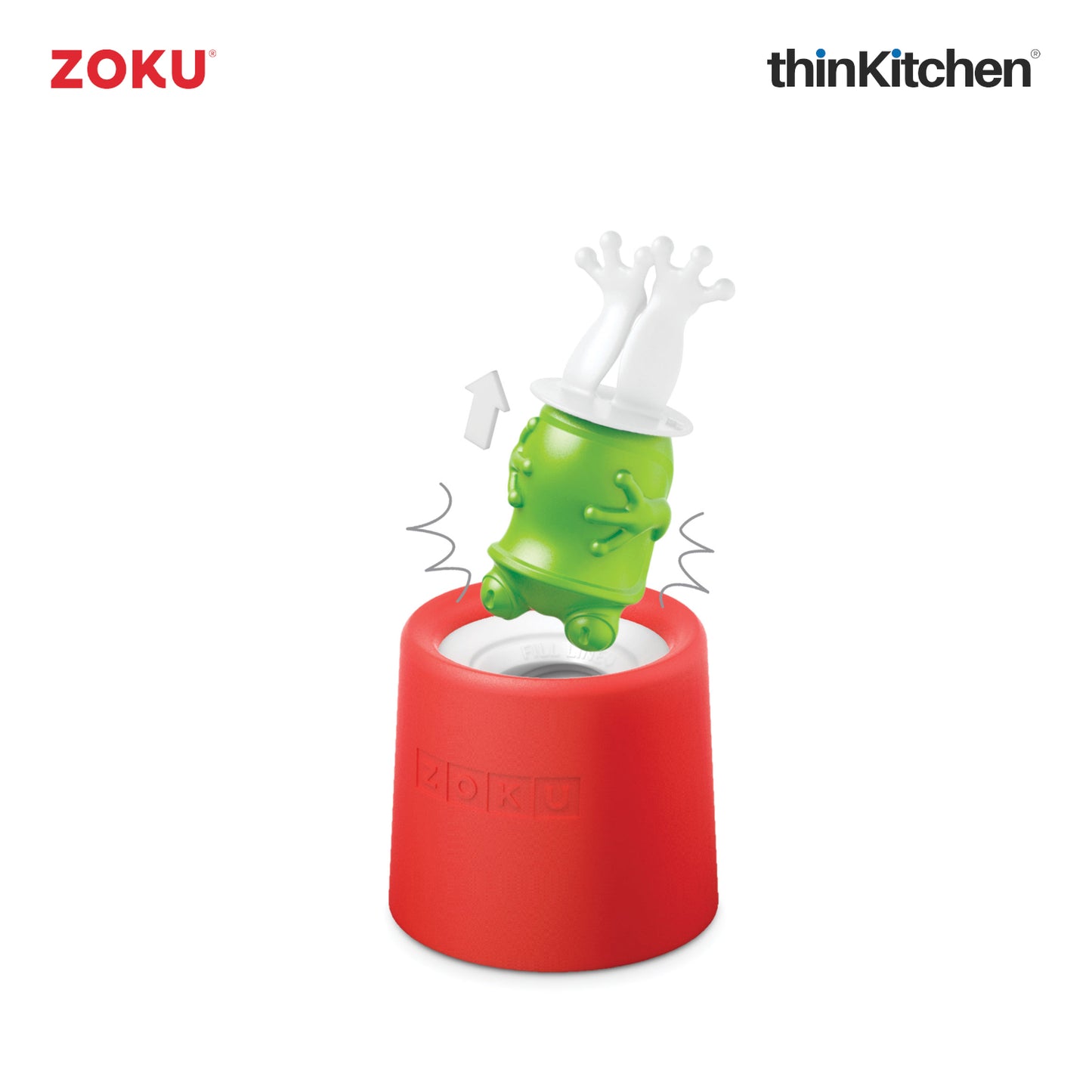 Zoku Ice Pop Mold Frog