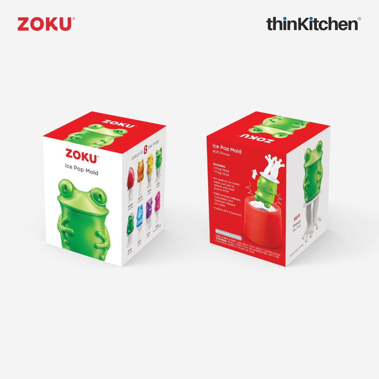 Zoku Ice Pop Mold Frog