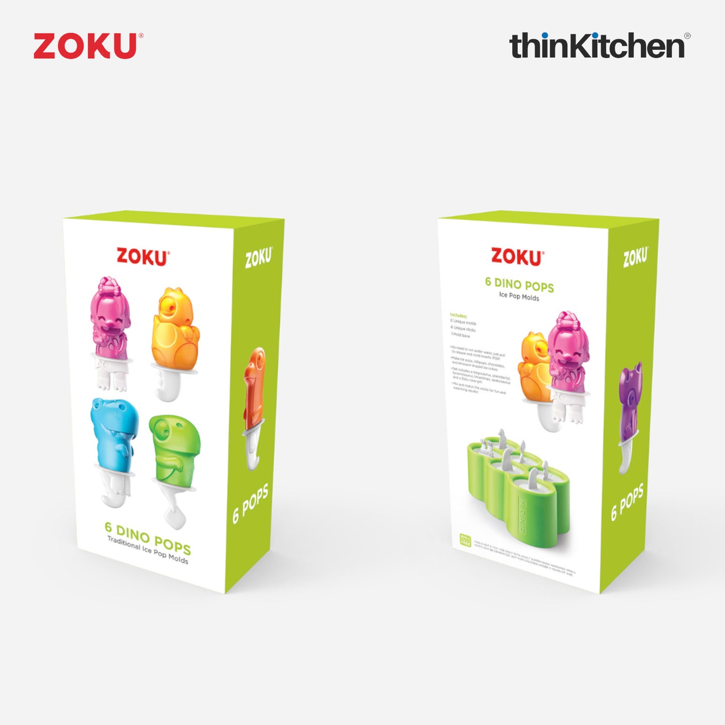 Zoku Dinosaur Pop Mold