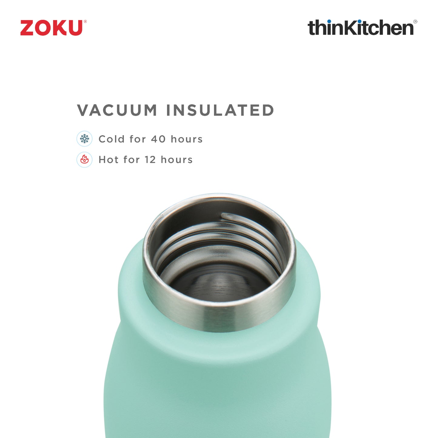 Zoku Aqua Stainless Steel Bottle | 500 ML