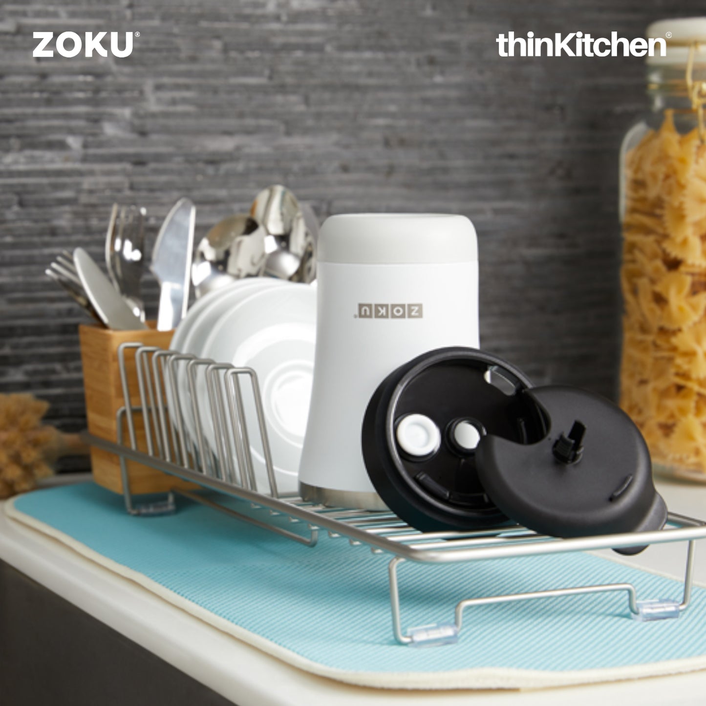 Zoku 12oz White 3in1 Tumbler