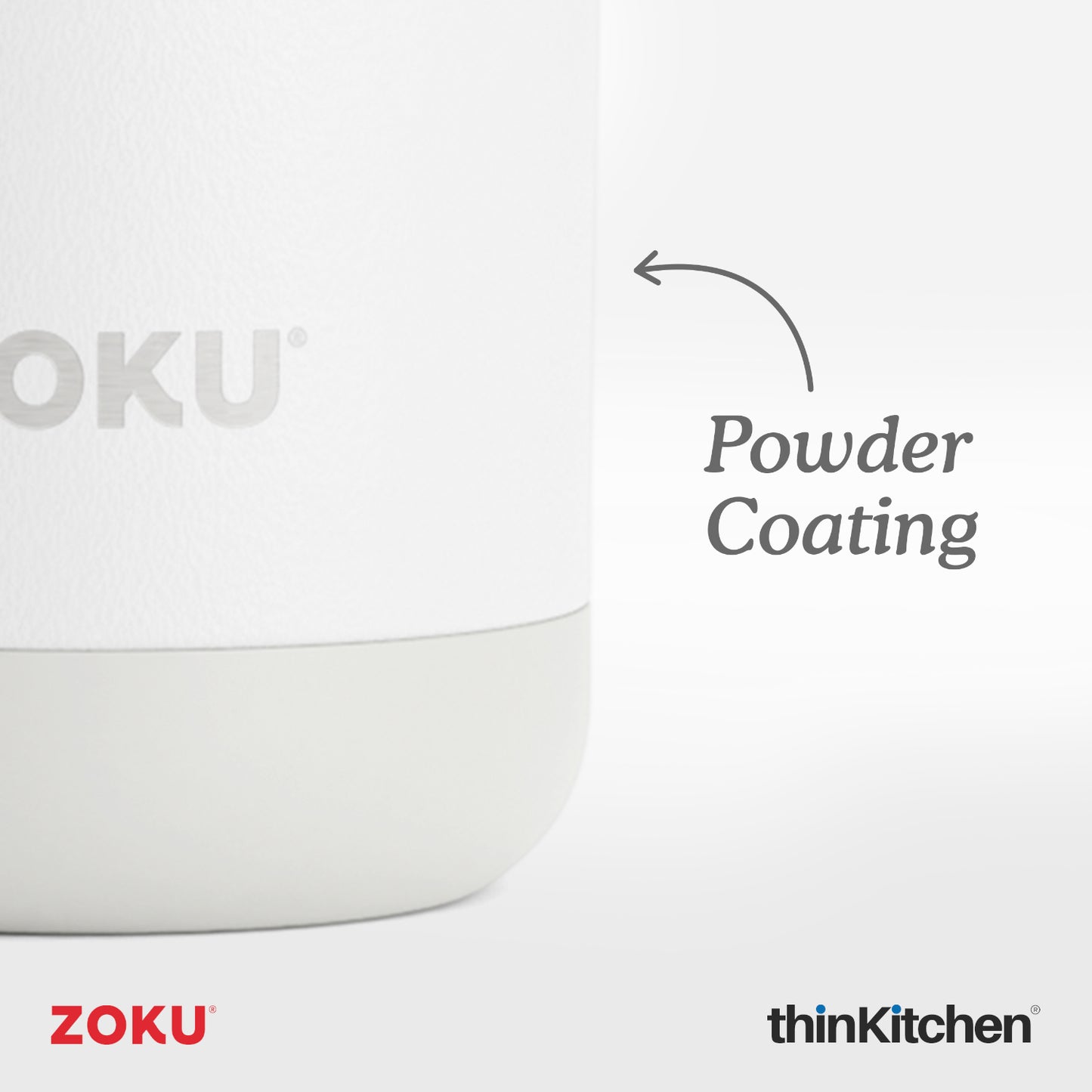 Zoku 12oz White 3in1 Tumbler