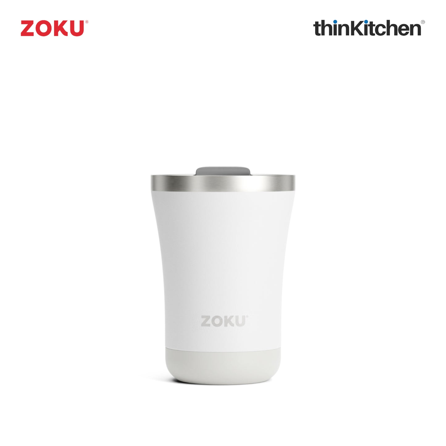 Zoku 12oz White 3in1 Tumbler