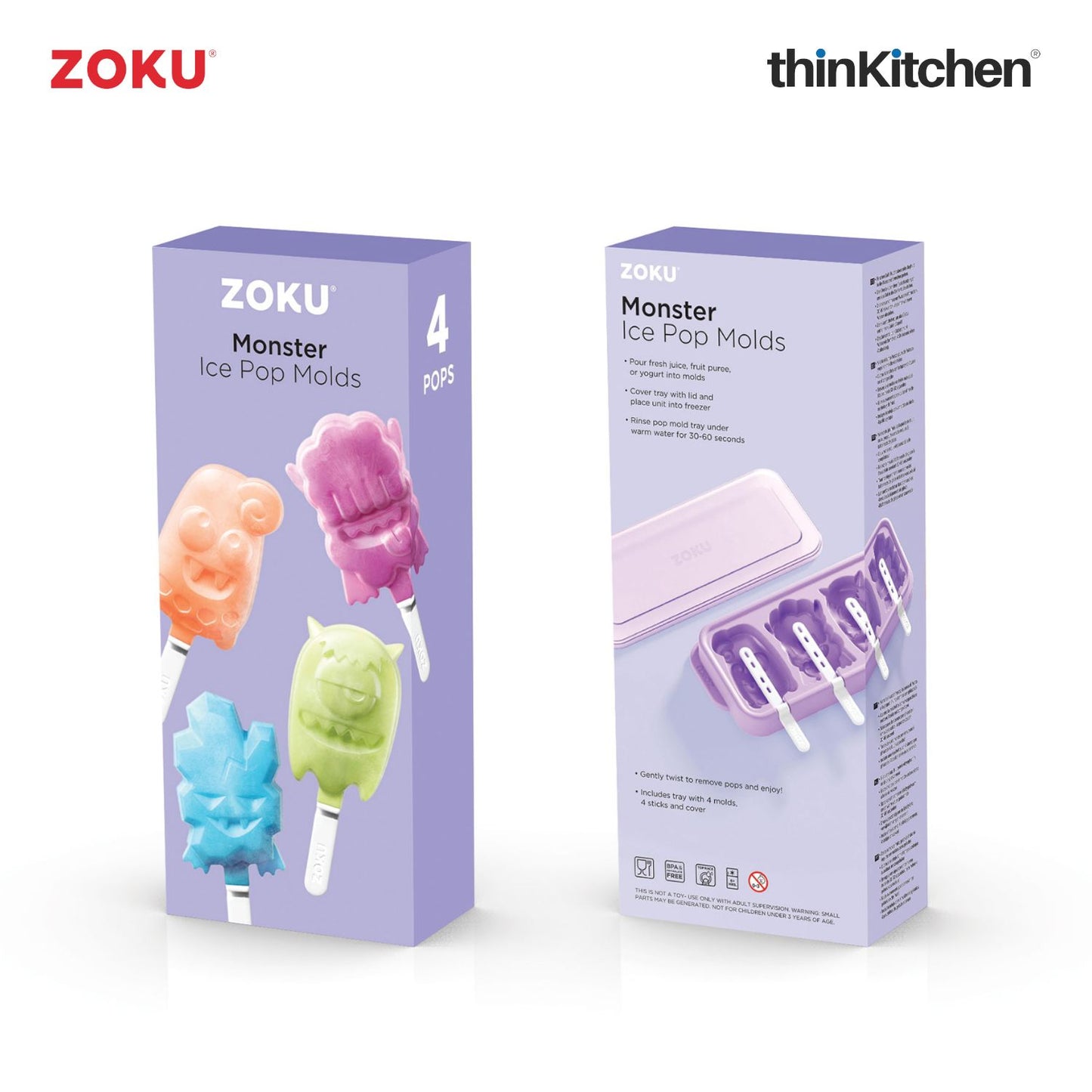 Zoku Monster Ice Pop Mold