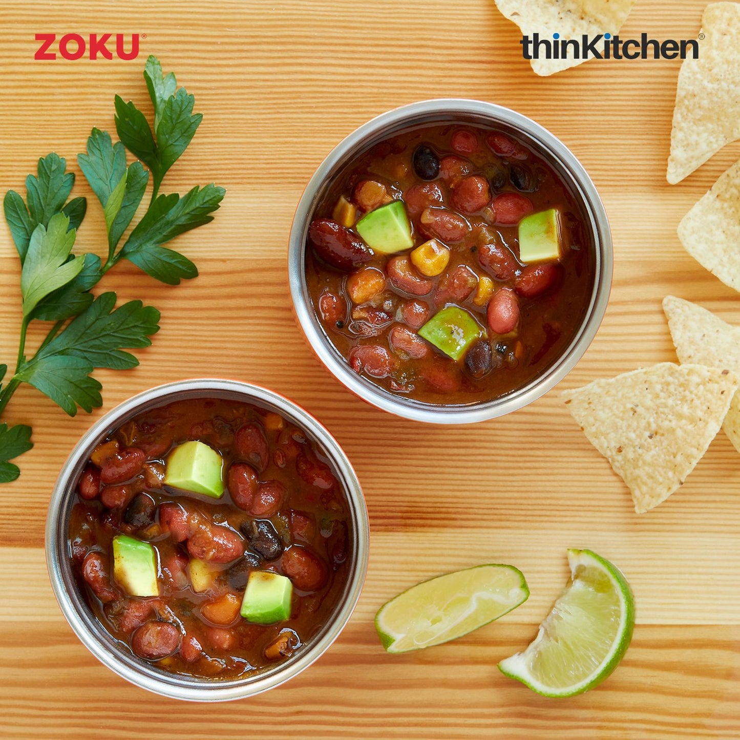 Zoku Stainless Steel Food Jar Lime Green