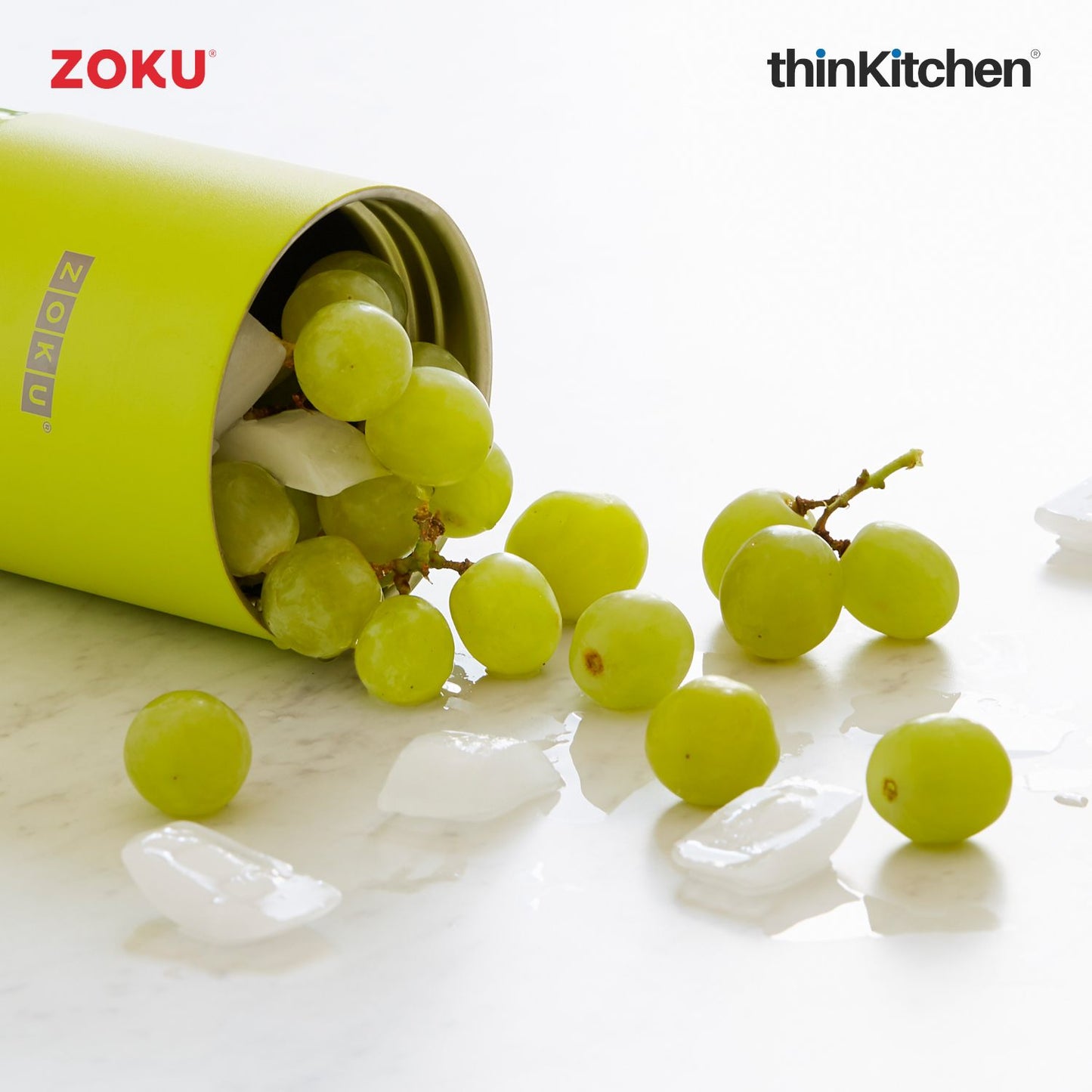 Zoku Stainless Steel Food Jar Lime Green 1