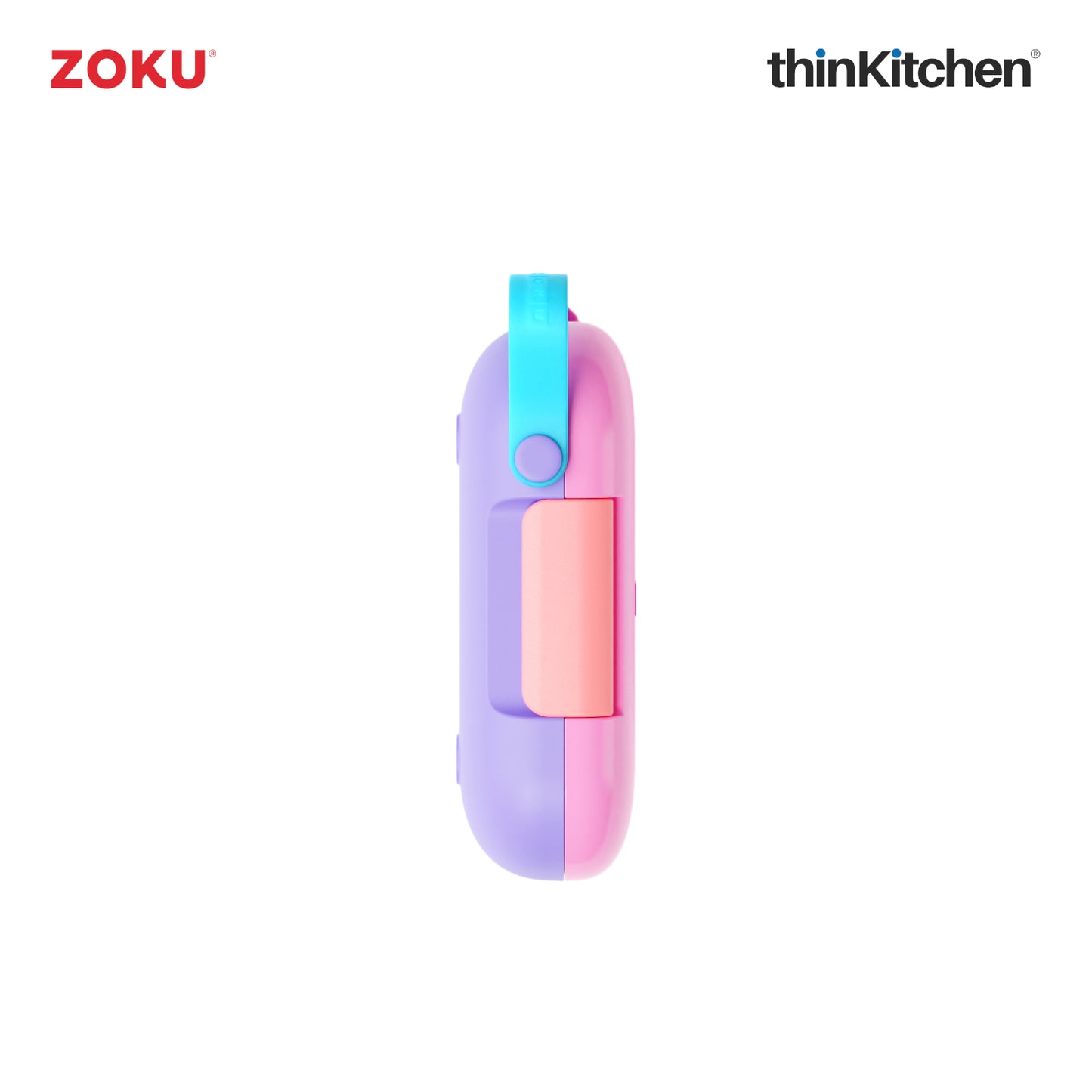 Zoku Premium Pink Neat Bento Box | Leakproof Kids Lunch & Food Container