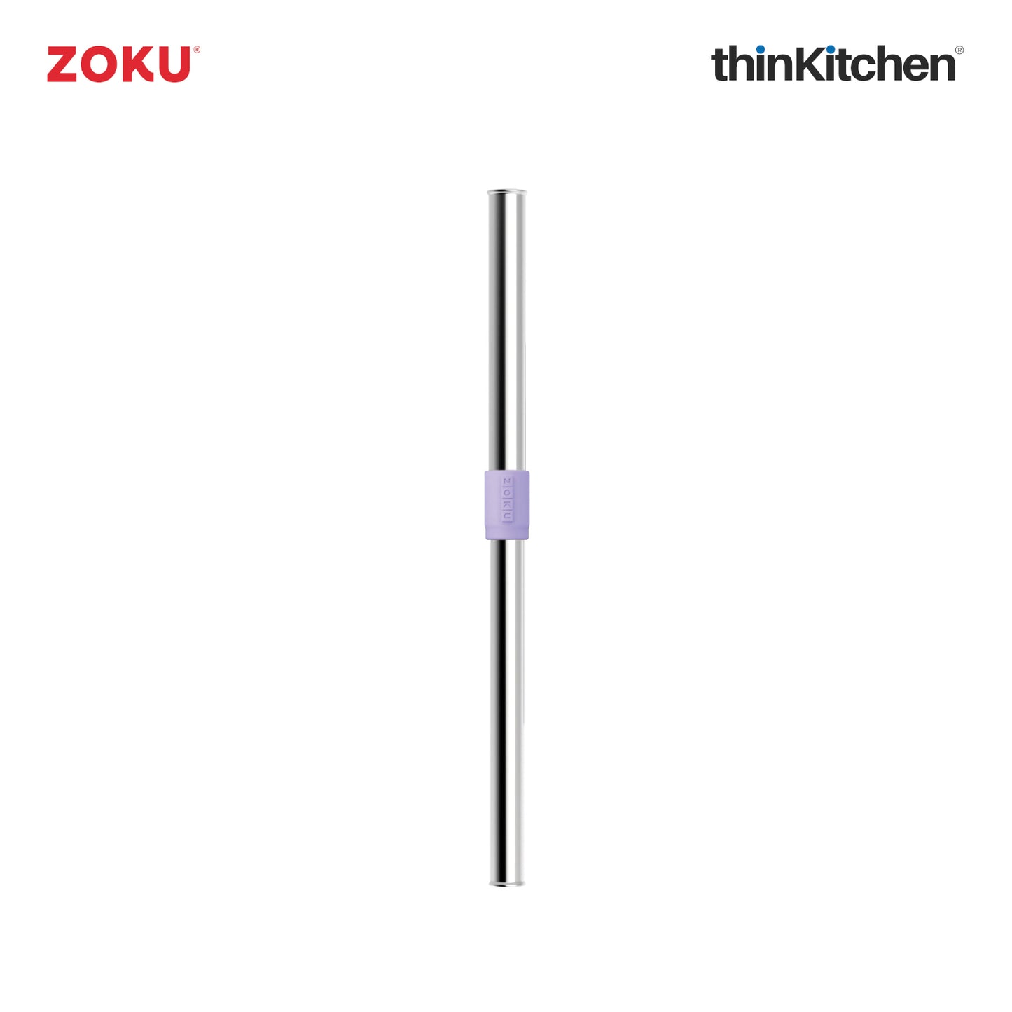 Zoku Jumbo Pocket Straw Purple