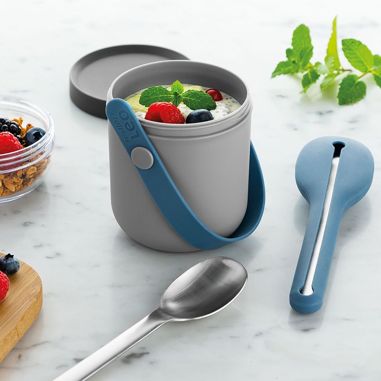 BergHOFF Leo Portable Spoon Set With Container