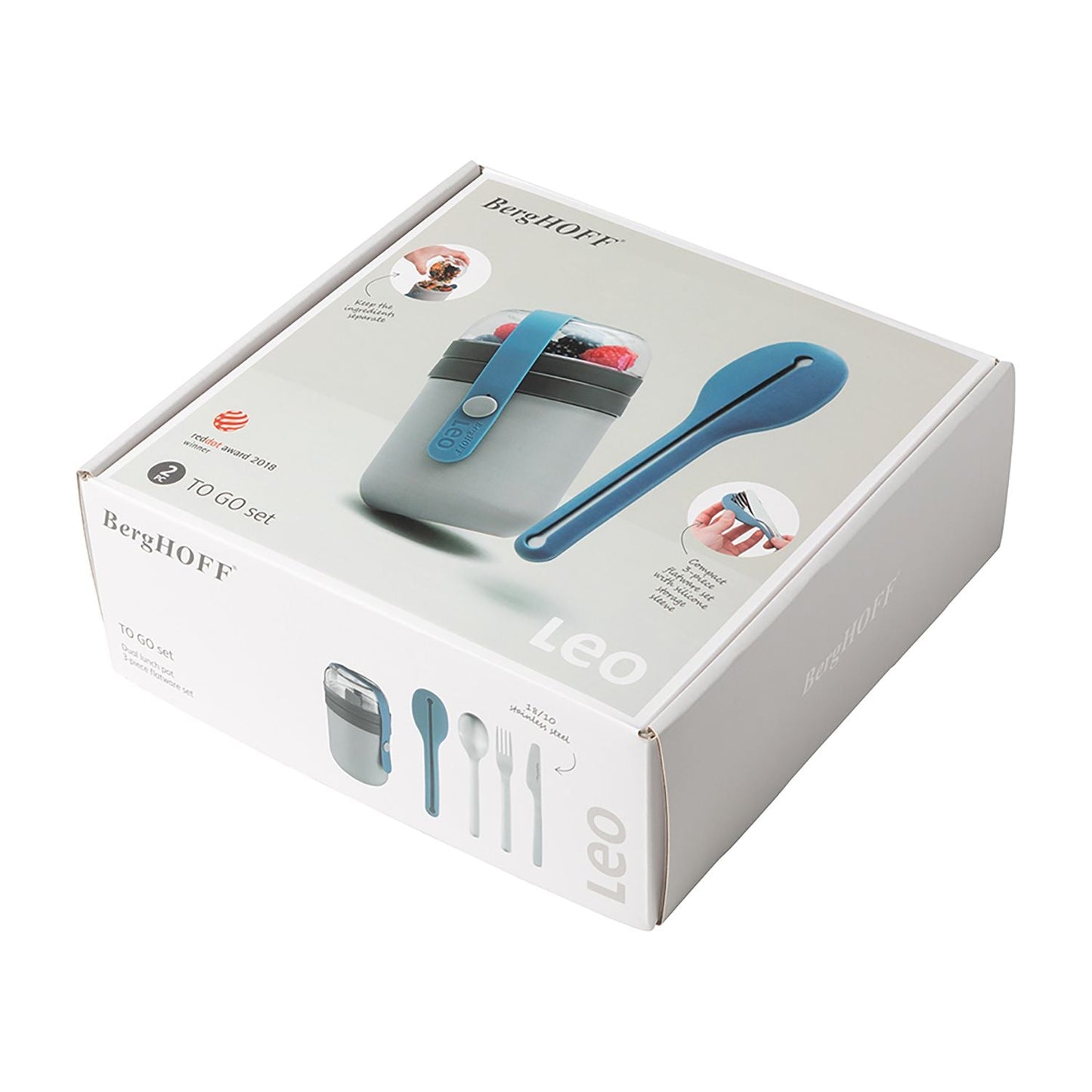 BergHOFF Leo Portable Spoon Set With Container