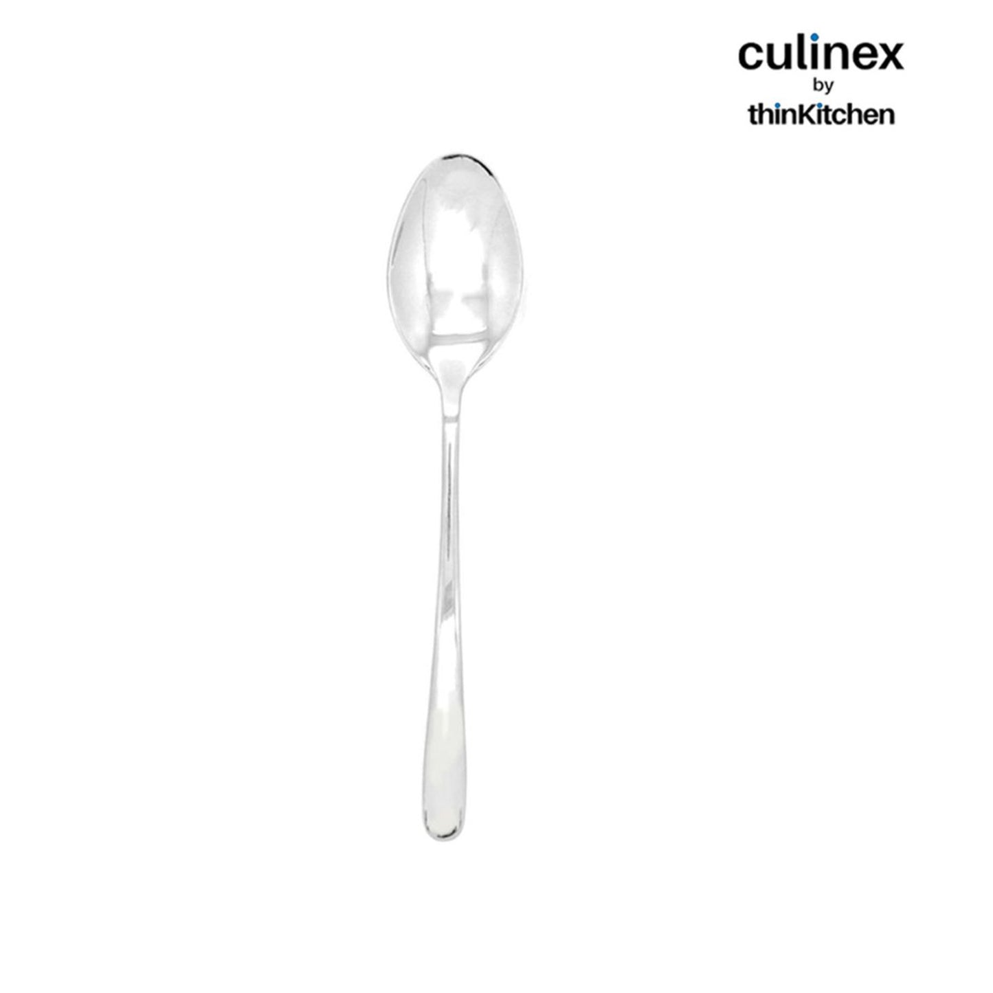 Culinex by thinKitchen|Dora 18/8 Stainless Steel All Purpose Spoon, Mirror Finish, Set of 6