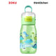 Zoku Green Dino Flip Gulp Kids Bottle, 475ml