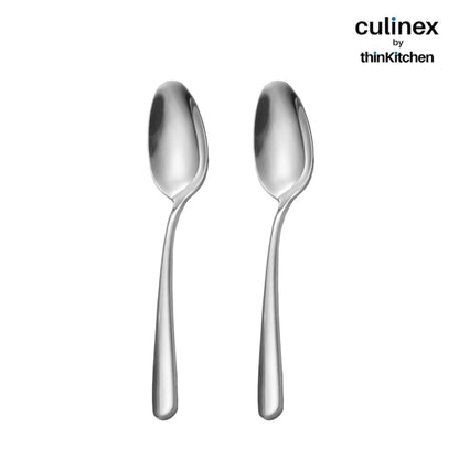 Culinex By Thinkitchen Dora All Purpose Serving Spoon Mirror Finish Set Of 2