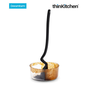 Dreamfarm BBQ Brizzle - Sauce Scooping Silicone BBQ Basting Brush, Black