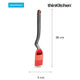 Dreamfarm Brizzle - Non-Drip Basting Brush with Scoop Reservoir, Red
