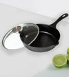 Victoria Round Glass Lid for Cast Iron Skillet or Pan, 7.5 Inch