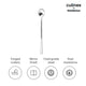 Culinex by thinKitchen | Dora 18/8 Stainless Steel Ice Tea Spoon, Mirror Finish, Set of 2
