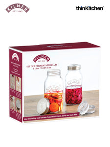 Kilner Small Fermentation Jars, 1 Litre, Set Of 2