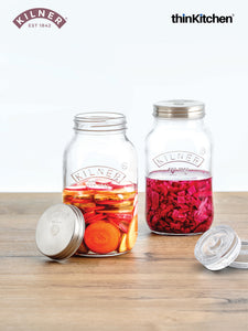 Kilner Small Fermentation Jars, 1 Litre, Set Of 2