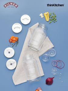 Kilner Small Fermentation Jars, 1 Litre, Set Of 2
