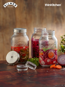 Kilner Small Fermentation Jars, 1 Litre, Set Of 2