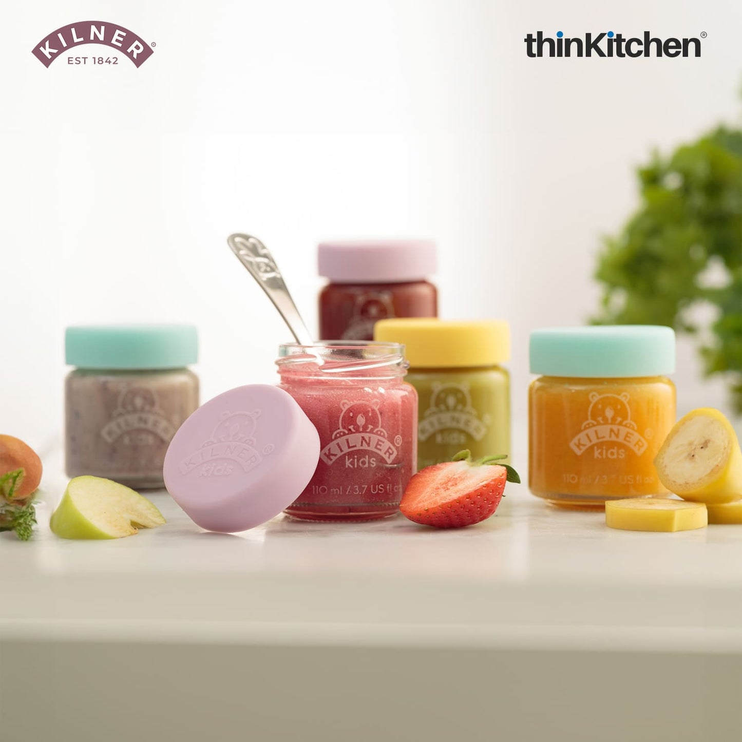 Kilner Set Of 6 Kids Jars 110ml