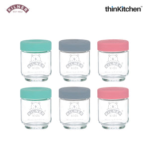 Kilner Kids Jars, Set of 6, 190 ml