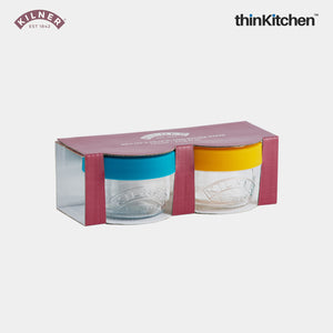 Kilner Snack and Store Containers, Set of 2, 125 ml