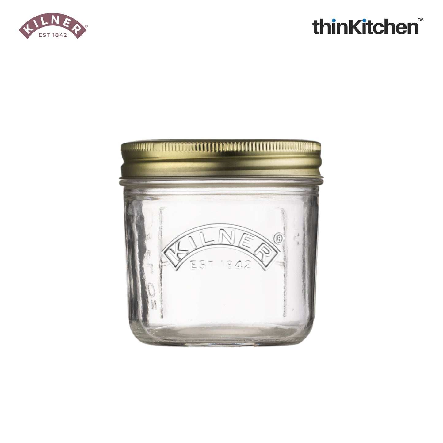 Kilner Wide Mouth Preserve Jar, 200 ml