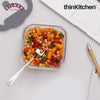 Kilner Fresh Storage Airtight, Leakproof Glass Container - 310ml for Food Storage, Leftovers, Snacks, Meal Prep