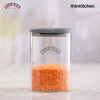 Kilner Fresh Storage Airtight Glass Jar - 1 Litre for Tea, Coffee, Sugar, Snacks