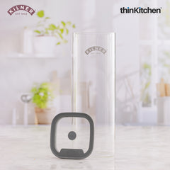 Kilner 2 L Fresh Storage Airtight Premium Glass Jar with Vacuum Seal for Cereals, Flour, Dry Goods, Pulses, Daals