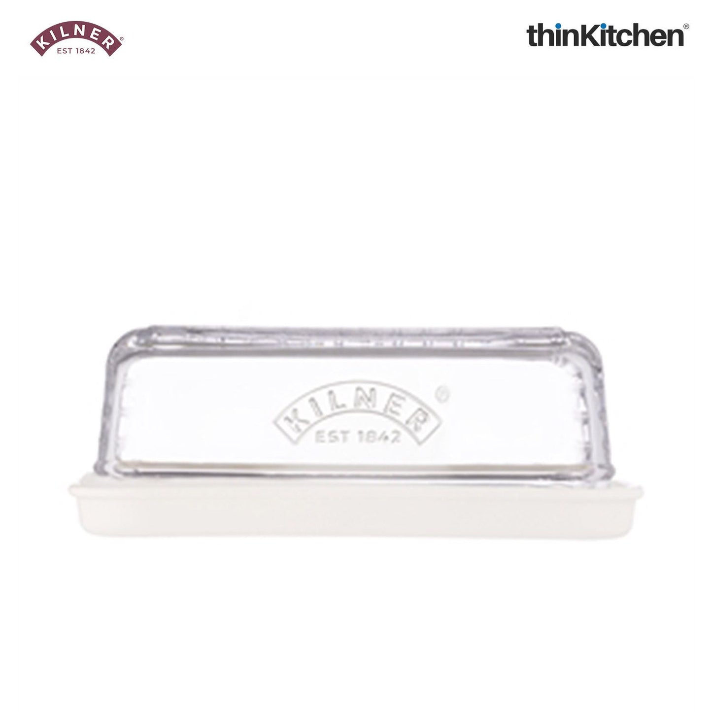 Premium Cheese Store, Butter Dish with Glass Lid & Ceramic Base | Airtight Cheese Storage Container for Fridge Storage & Serving with Silicone Seal