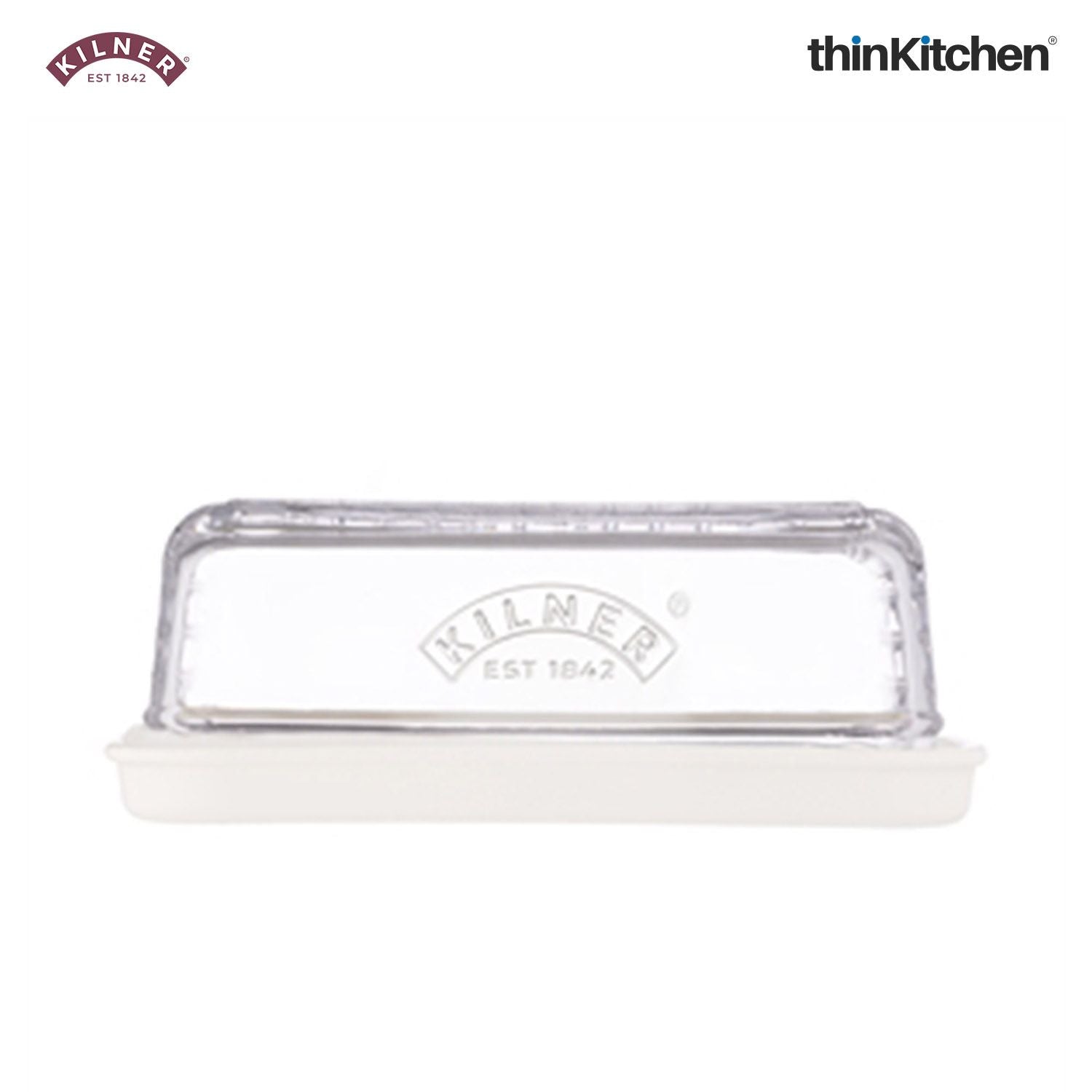 Premium Cheese Store, Butter Dish with Glass Lid & Ceramic Base | Airtight Cheese Storage Container for Fridge Storage & Serving with Silicone Seal - 2
