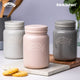 Kilner Ceramic Push Top Morning Mist Storage Jar, 600ml