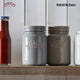 Kilner Ceramic Push Top Morning Mist Storage Jar, 600ml