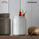 Kilner Ceramic Push Top Moonlight Grey Storage Jar, 600ml