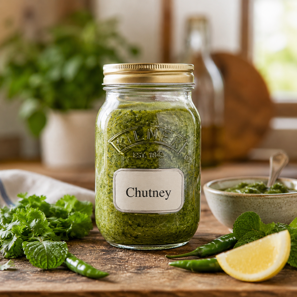 Kilner Premium 500ml Round Preserve Glass Jar for Preserving and Storing Jams, Chutneys, Small Pickled Fruits