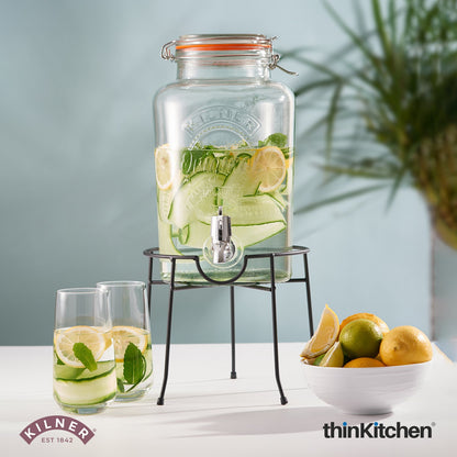 Kilner Clip Top Round Dispenser . 5 ltr