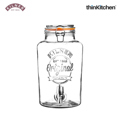 Kilner Clip Top Round Dispenser . 5 ltr
