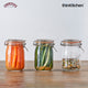 Kilner Clip Top Clear Glass Round Jar, 1000 ml