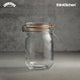 Kilner Clip Top Clear Glass Round Jar, 1000 ml