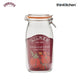 Kilner Clip Top Clear Glass Round Jar, 2000 ml