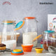 Kilner Clip Top Clear Glass Round Jar, 2000 ml